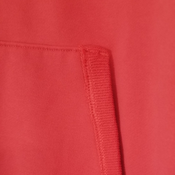 Nike Hoodie. Pink with Orange Accents. Front Ombre Nike Logo. Size Womens Small. - Picture 4 of 10